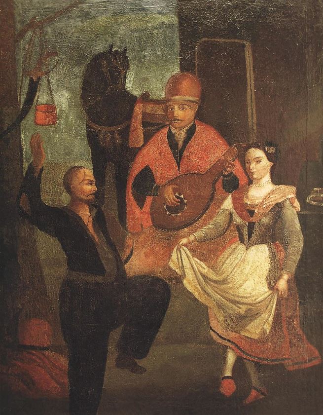 Gopak. Unknown artist of the late 18th century.