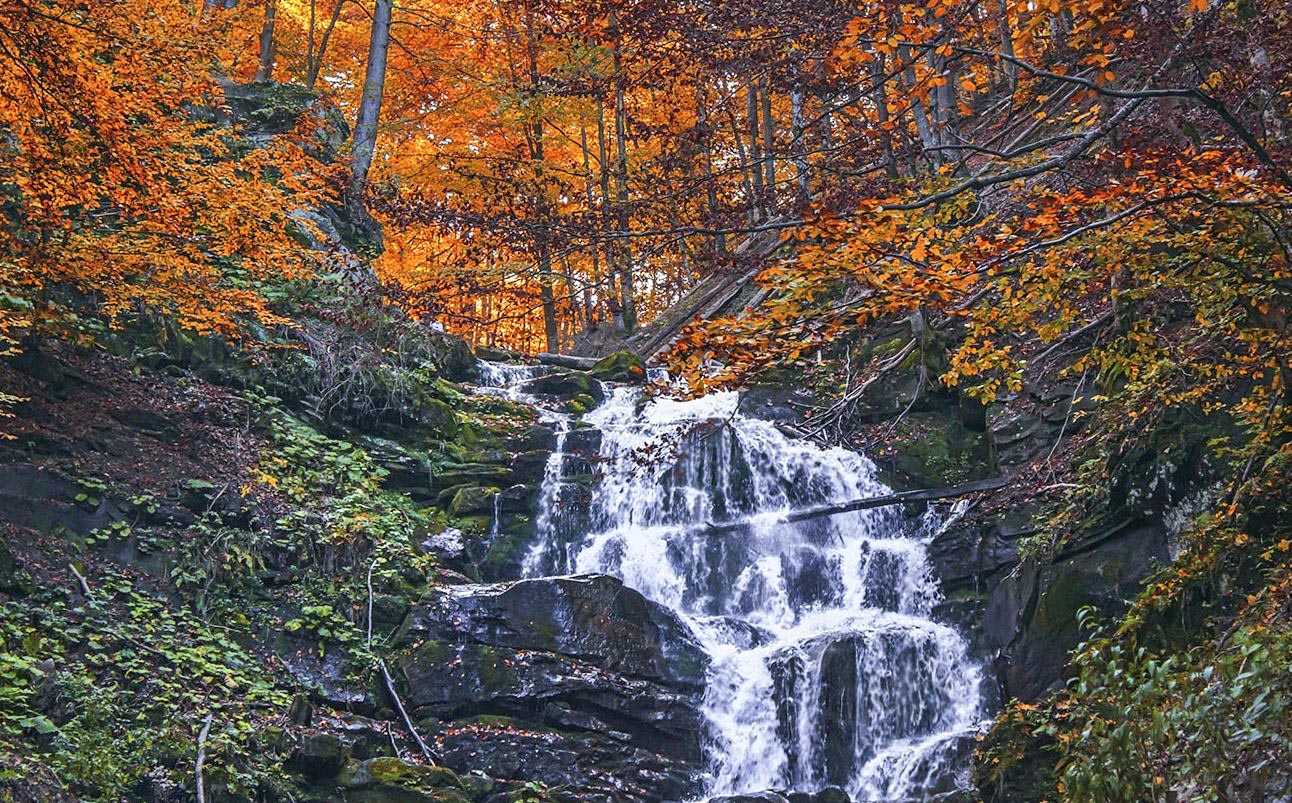 Shypit Waterfall: A hidden gem in the Carpathian mountains, where the soothing sound of falling water soothes the soul. The waterfall's gentle flow creates a tranquil atmosphere, inviting visitors to bask in the beauty of nature and find a moment of peace