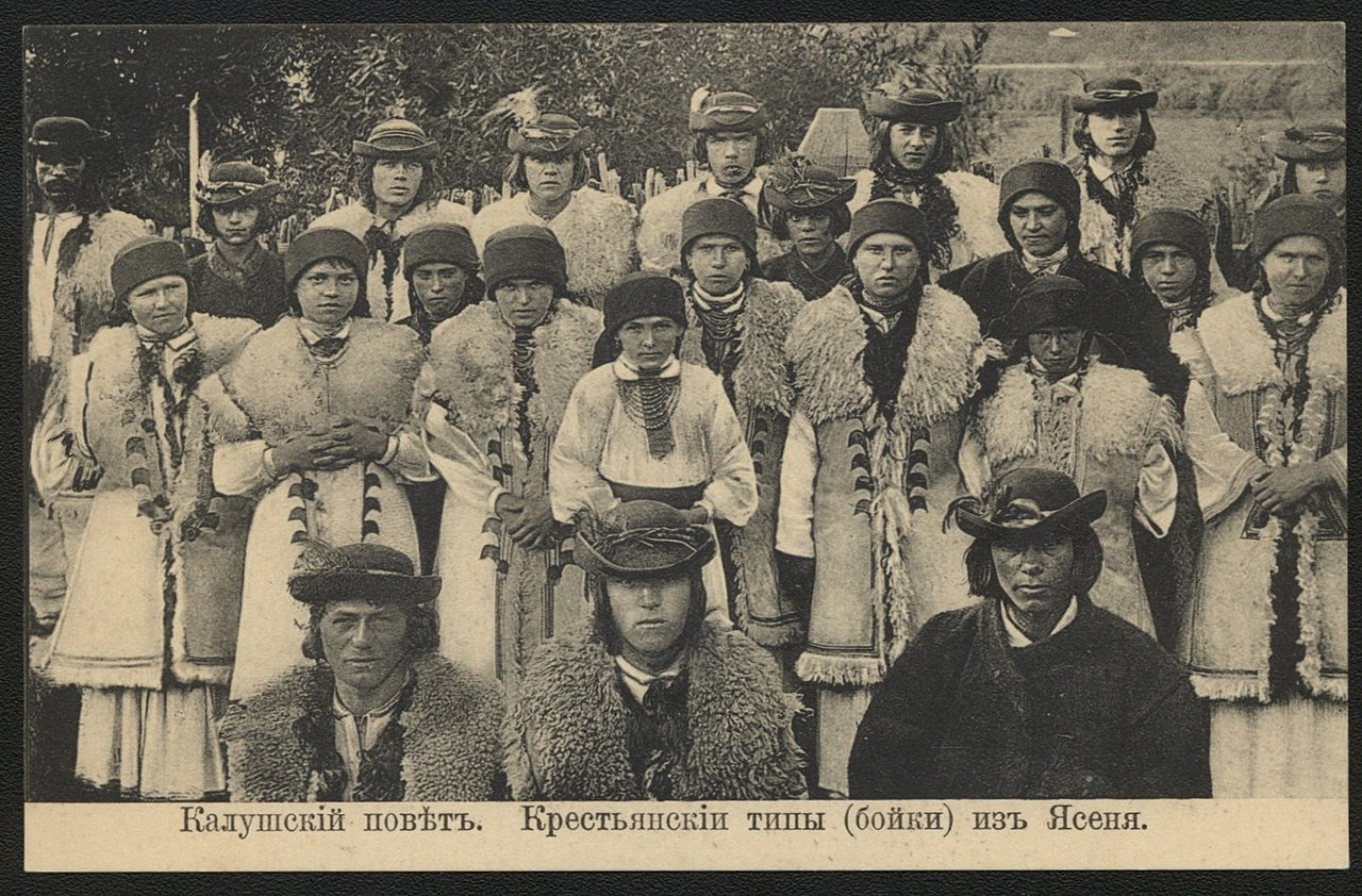 Boykos. Kalush district, 1910.